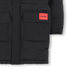 Chaqueta larga acolchada HUGO 
                    NI&Ntilde;O