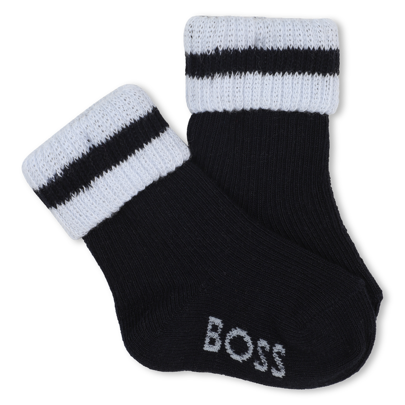 Pack de 2 pares de calcetines BOSS 
                        NI&Ntilde;O