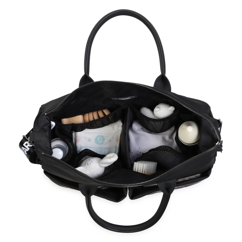 Bolso cambiador estampado KARL LAGERFELD KIDS 
                        UNISEXO
