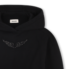 Sudadera con capucha con hombros ca&iacute;dos ZADIG VOLTAIRE 
                    NI&Ntilde;A