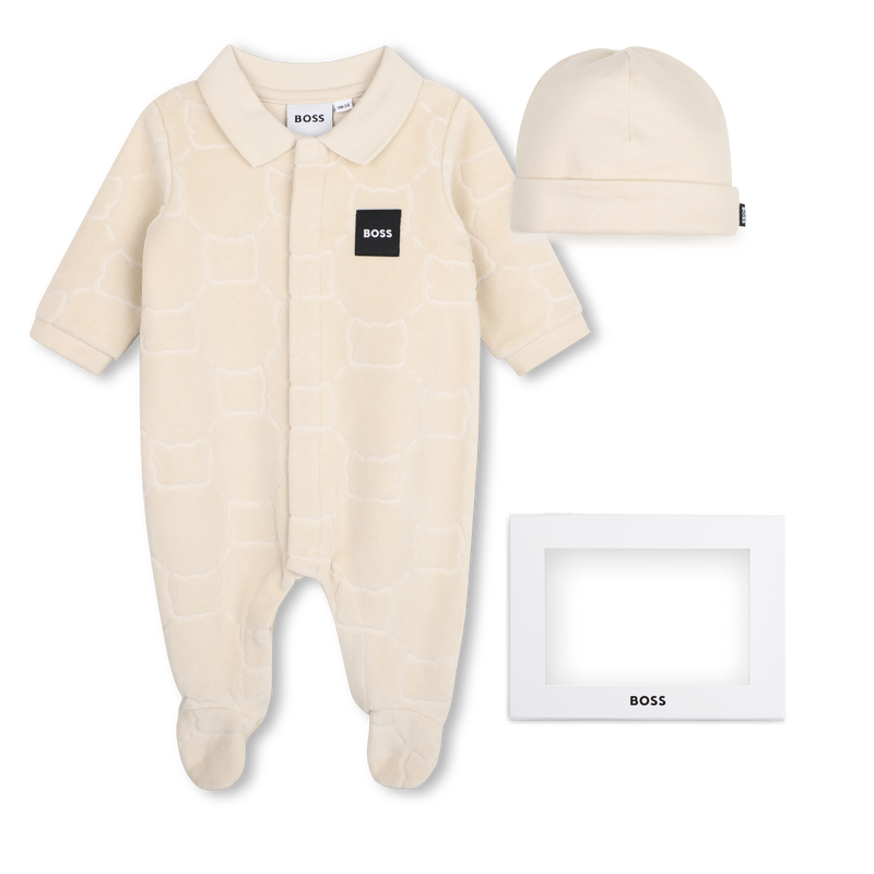 Conjunto de pijama y gorro BOSS 
                        NI&Ntilde;O