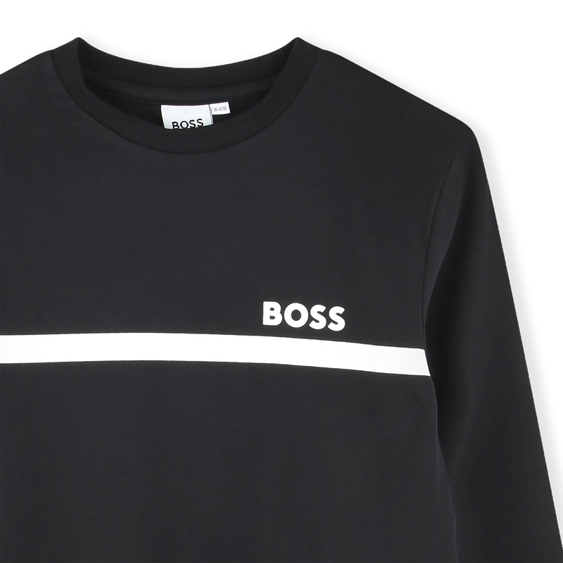 CAMISETA DE MANGA LARGA BOSS 
                        NI&Ntilde;O