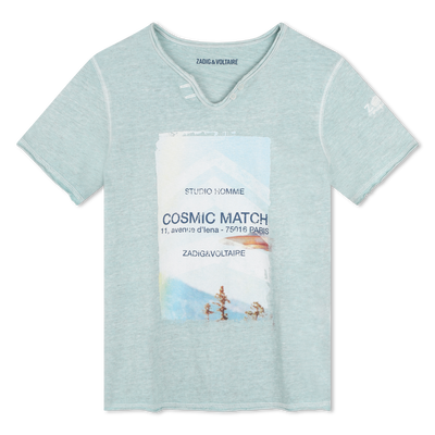 Camiseta de manga corta ZADIG & VOLTAIRE NI&Ntilde;O