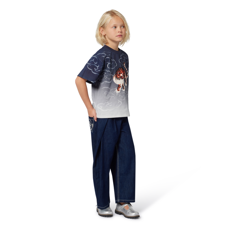 Camiseta de algod&oacute;n KENZO KIDS 
                        UNISEXO