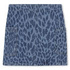 Falda vaquera con estampado de leopardo ZADIG & VOLTAIRE 
                    NI&Ntilde;A