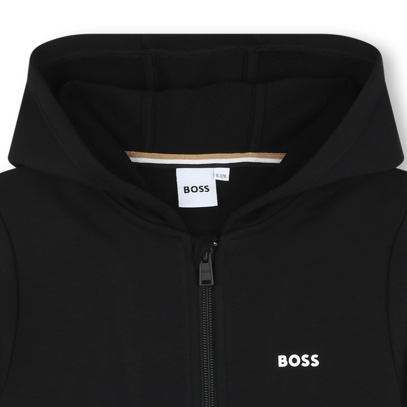 Sudadera cremallera y capucha BOSS 
                        NI&Ntilde;O