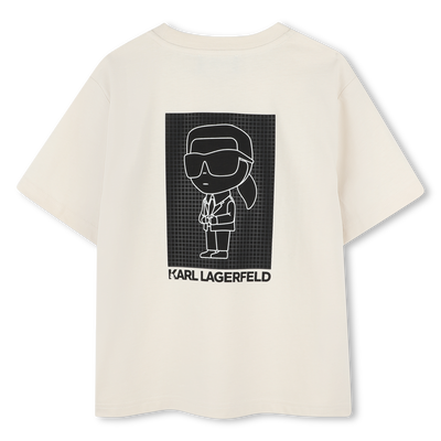 Camiseta de manga corta KARL LAGERFELD KIDS NI&Ntilde;O