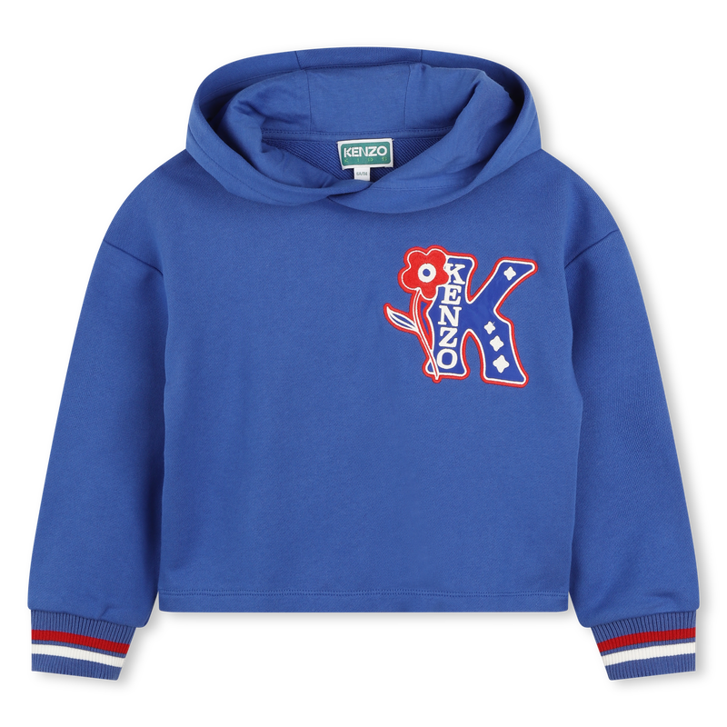 Sudadera con capucha bordada KENZO KIDS 
                        NI&Ntilde;A