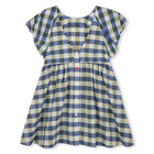 Vestido algod&oacute;n de cuadros KENZO KIDS 
                    NI&Ntilde;A