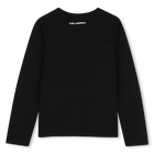 Camiseta de manga larga KARL LAGERFELD KIDS 
                    NI&Ntilde;A