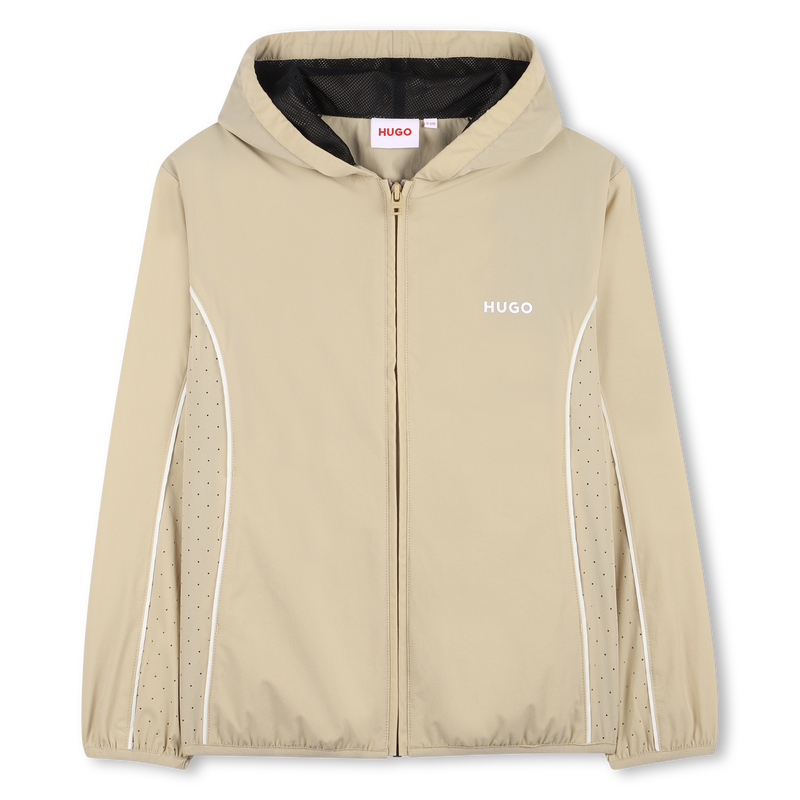 SUDADERA JOGGER CON CAPUCHA HUGO 
                        NI&Ntilde;O