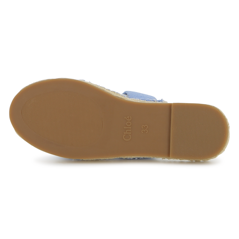 SANDALIAS DE TIRAS CHLOE 
                        NI&Ntilde;A