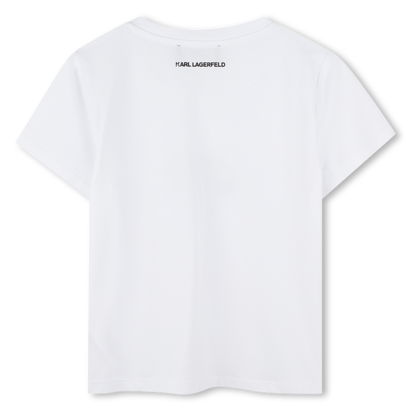 Camiseta con estampado KARL LAGERFELD KIDS 
                        NI&Ntilde;A