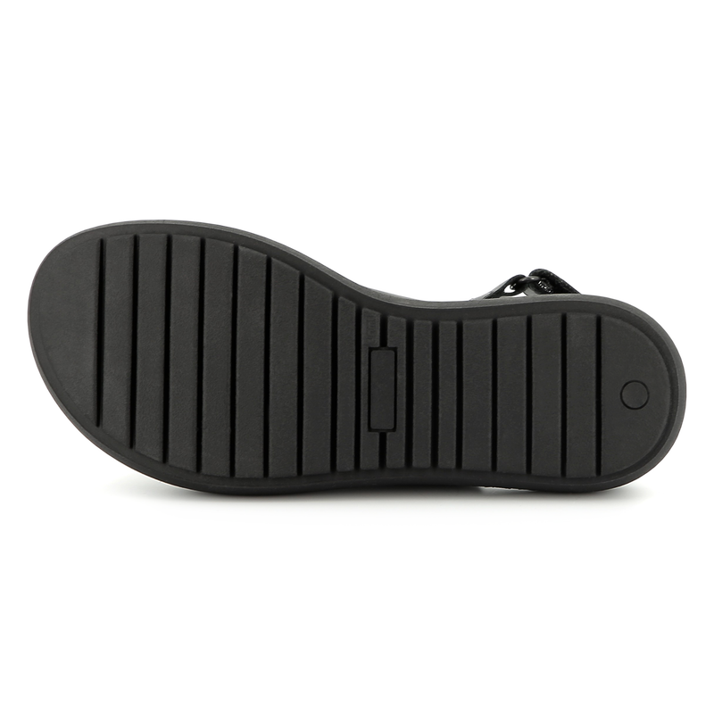 Zuecos de cuero con velcro DKNY 
                        UNISEXO