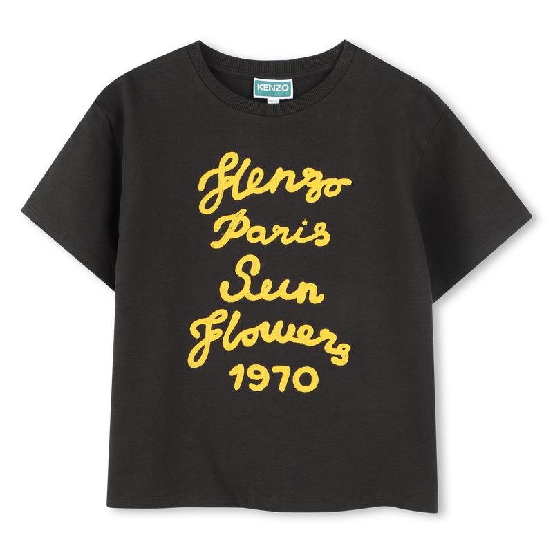 Camiseta algod&oacute;n con bordado KENZO KIDS 
                        NI&Ntilde;O