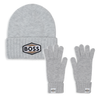 Conjunto de gorro y guantes, GRIS CHINE, hi-res