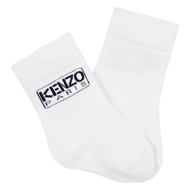 Set de 2 pares de calcetines de punto KENZO KIDS 
                        UNISEXO