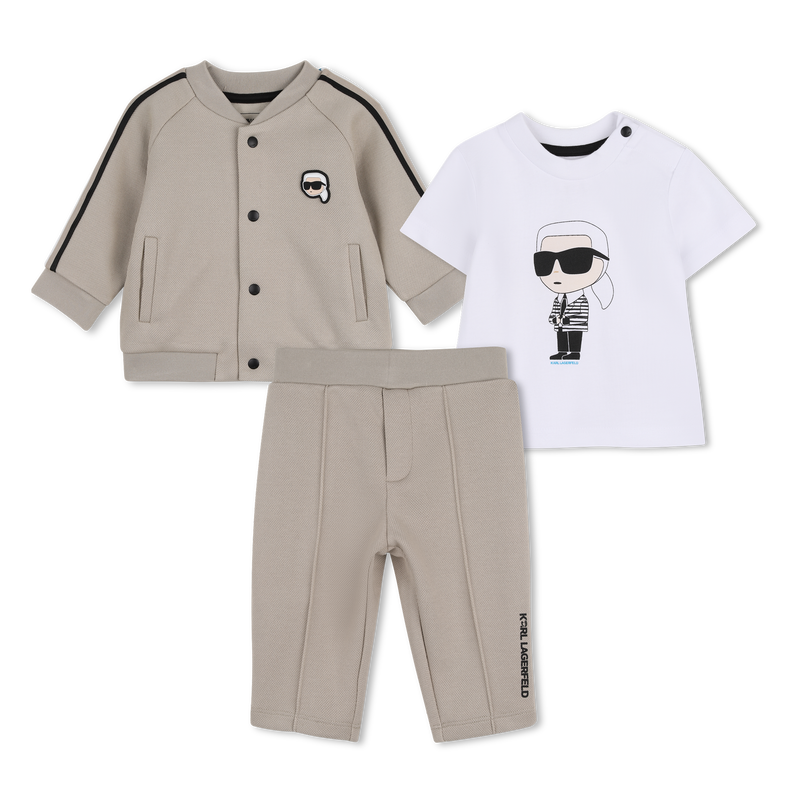 CONJUNTO DE JOGGER KARL LAGERFELD KIDS 
                        NI&Ntilde;O