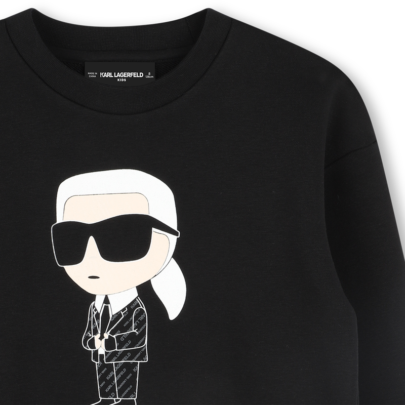 Sudadera estampada KARL LAGERFELD KIDS 
                        NI&Ntilde;O