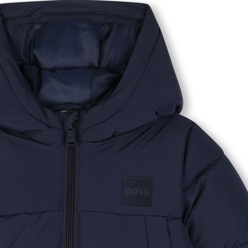 Chaqueta acolchada con capucha BOSS 
                        NI&Ntilde;O