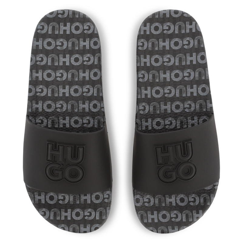 Chanclas ligeras con parches HUGO 
                        NI&Ntilde;O