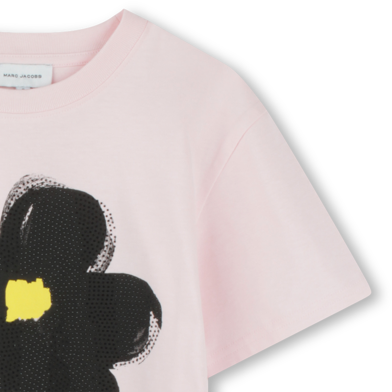 Camiseta manga corta y algod&oacute;n MARC JACOBS 
                        NI&Ntilde;A