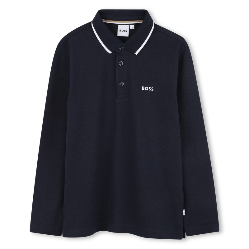 Polo de manga larga BOSS 
                        NI&Ntilde;O