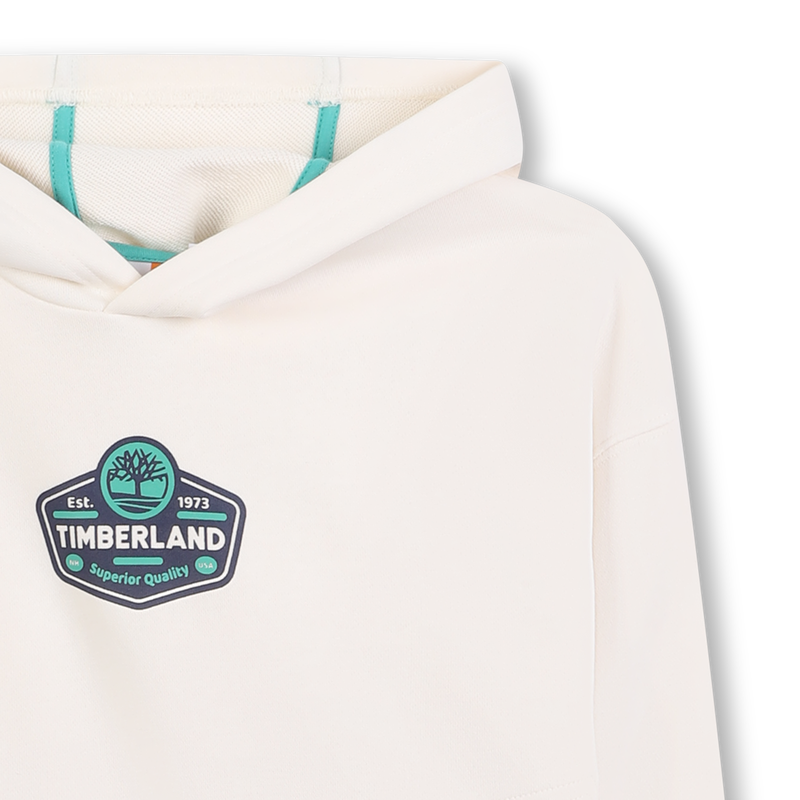 Sudadera con capucha de vell&oacute;n TIMBERLAND 
                        NI&Ntilde;O
