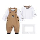 Conjunto de mono y camiseta BOSS 
                    NI&Ntilde;O
