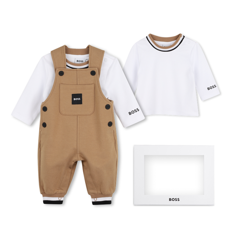 Conjunto de mono y camiseta BOSS 
                        NI&Ntilde;O