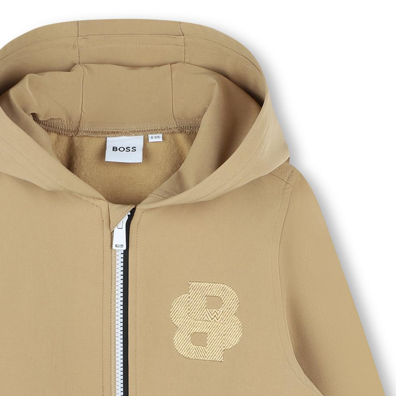 Chaqueta con capucha BOSS 
                        NI&Ntilde;O