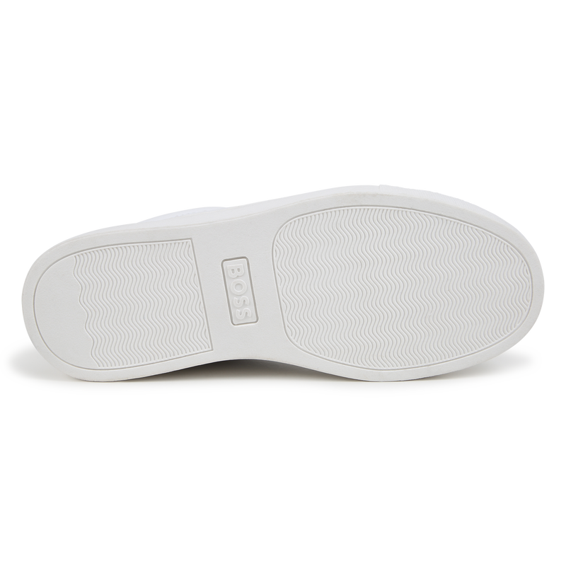 Zapatillas de piel y cordones BOSS 
                        NI&Ntilde;O