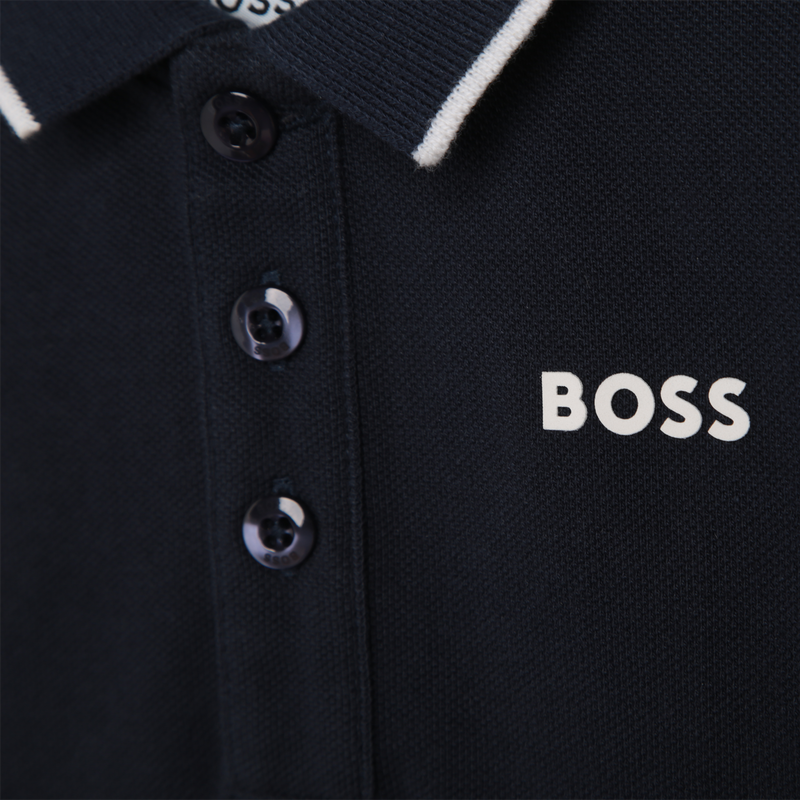 POLO DE MANGA CORTA BOSS 
                        NI&Ntilde;O
