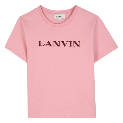 Camiseta de mangas cortas LANVIN NI&Ntilde;A