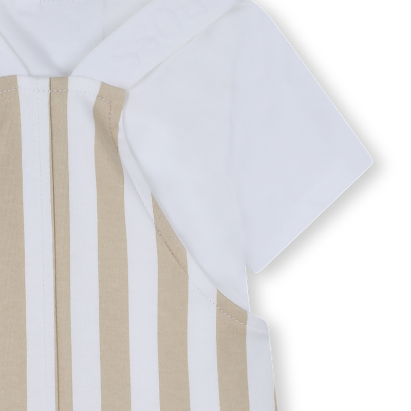 CONJUNTO MONO + CAMISETA BOSS 
                        NI&Ntilde;O