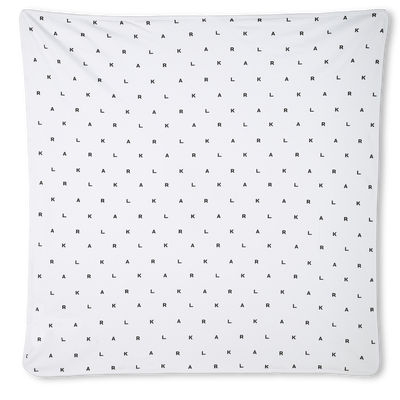 Manta de algod&oacute;n estampado KARL LAGERFELD KIDS UNISEXO