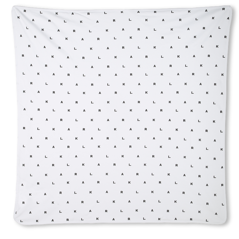 Manta de algod&oacute;n estampado KARL LAGERFELD KIDS 
                        UNISEXO