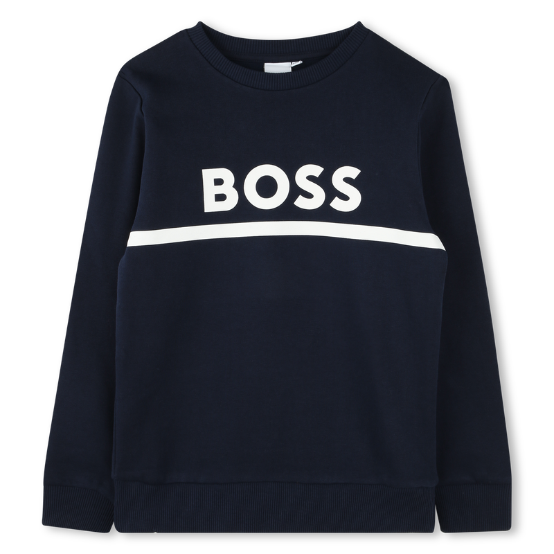 SUDADERA FLEECE BOSS 
                        NI&Ntilde;O