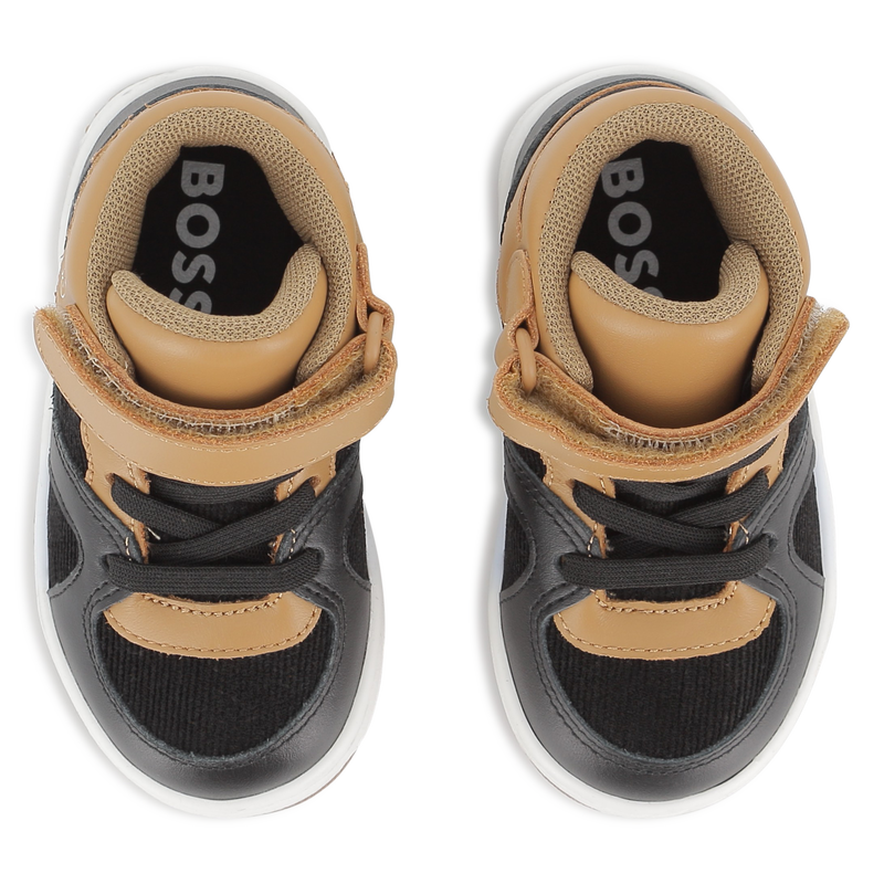 Zapatillas con cordones el&aacute;sticos BOSS 
                        NI&Ntilde;O