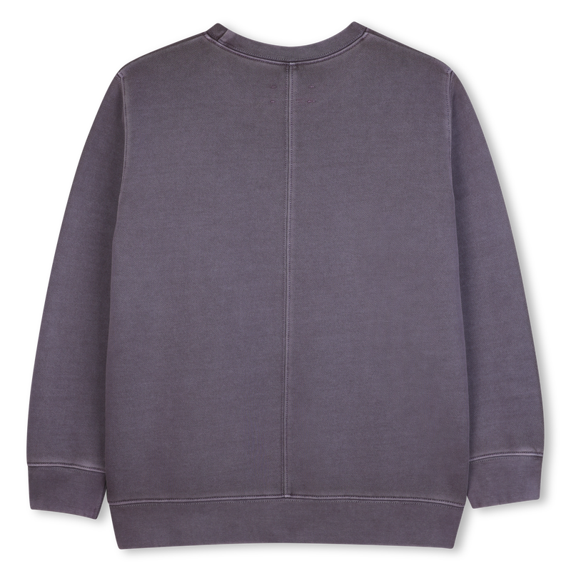 Sudadera larga con ilustraci&oacute;n en contraste ZADIG & VOLTAIRE 
                        NI&Ntilde;A