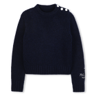 Jersey redondo con abertura abotonada ZADIG VOLTAIRE 
                    NI&Ntilde;A