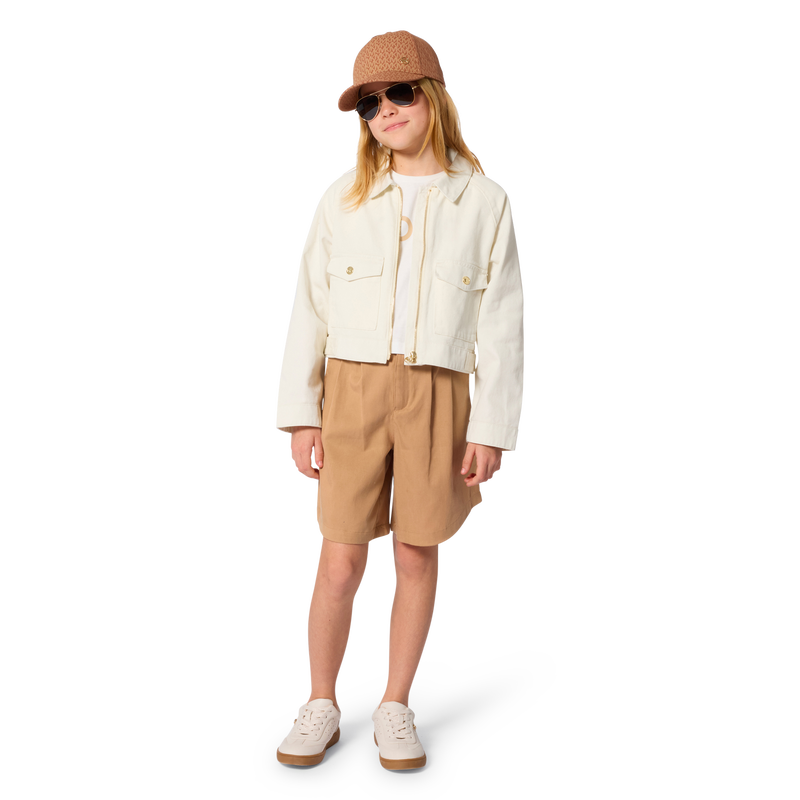 CHAQUETA CON CREMALLERA MICHAEL KORS 
                        NI&Ntilde;A