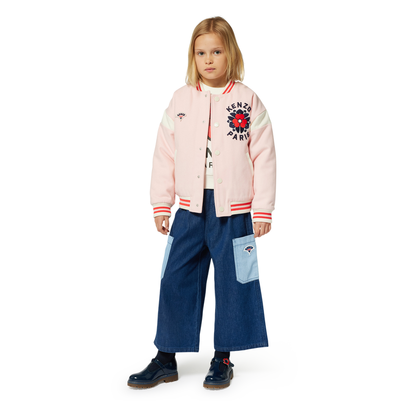 Chaqueta bordada de lana KENZO KIDS 
                        NI&Ntilde;A