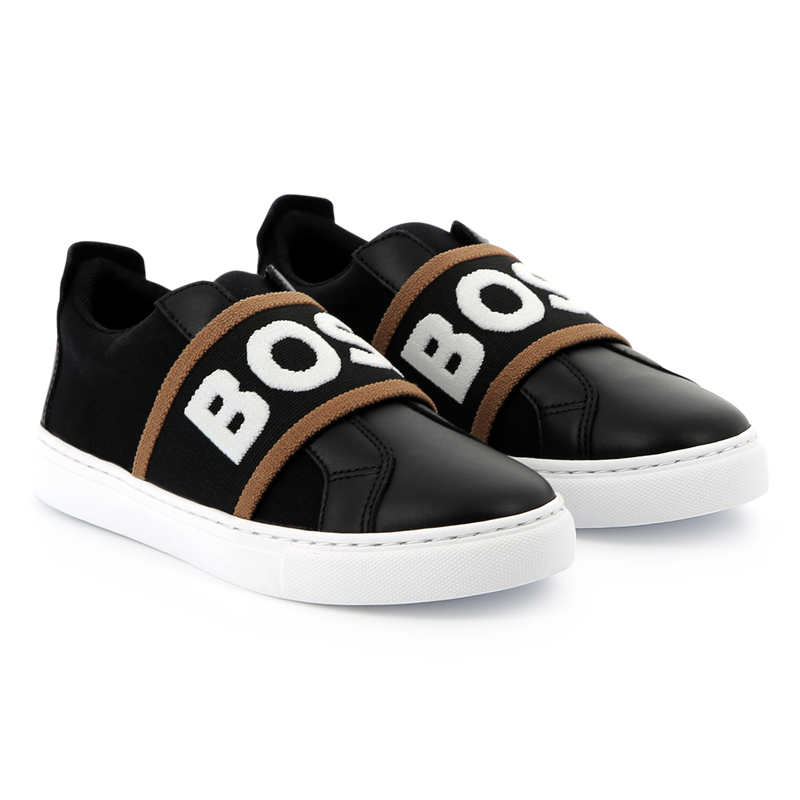 Zapatillas el&aacute;sticas BOSS 
                        NI&Ntilde;O