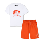 Conjunto de camiseta y bermuda DKNY 
                    NI&Ntilde;O