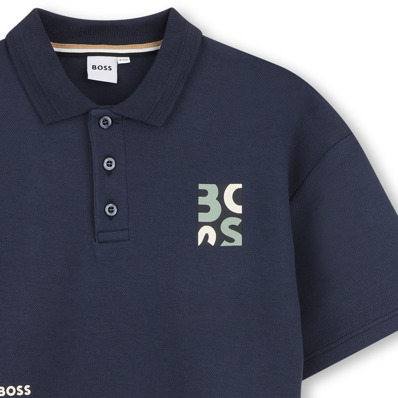 POLO DE MANGA CORTA BOSS 
                        NI&Ntilde;O
