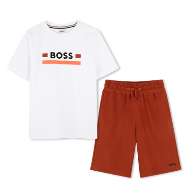 Camiseta y pantal&oacute;n de algod&oacute;n BOSS NI&Ntilde;O