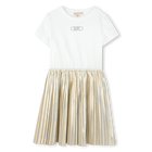 Vestido de manga corta, CRUDO DORADO, hi-res