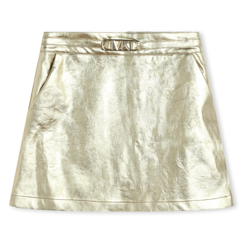 Falda corta acabado agrietado MICHAEL KORS 
                        NI&Ntilde;A