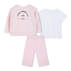 Conjunto de jogger KARL LAGERFELD KIDS 
                    NI&Ntilde;A